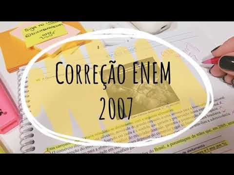 Thumbnail da aula: Correção ENEM 2007 - Biologia