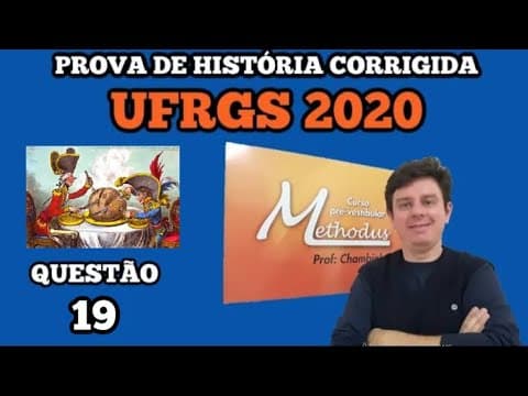 Thumbnail da aula: 19 de 2020 da prova de história da UFRGS - Durante anos os quenianos foram educados em inglês