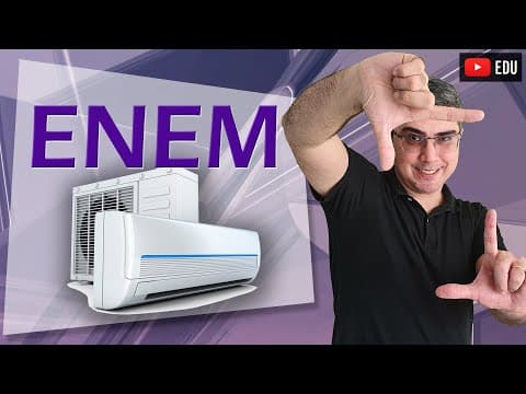 Thumbnail da aula: Enem digital 2020 e os BTUs do ar-condicionado