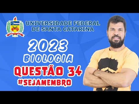 Thumbnail da aula: UFSC 2023 - Questão 34 - A figura abaixo representa os sistemas fisiológicos que mantêm um ambiente