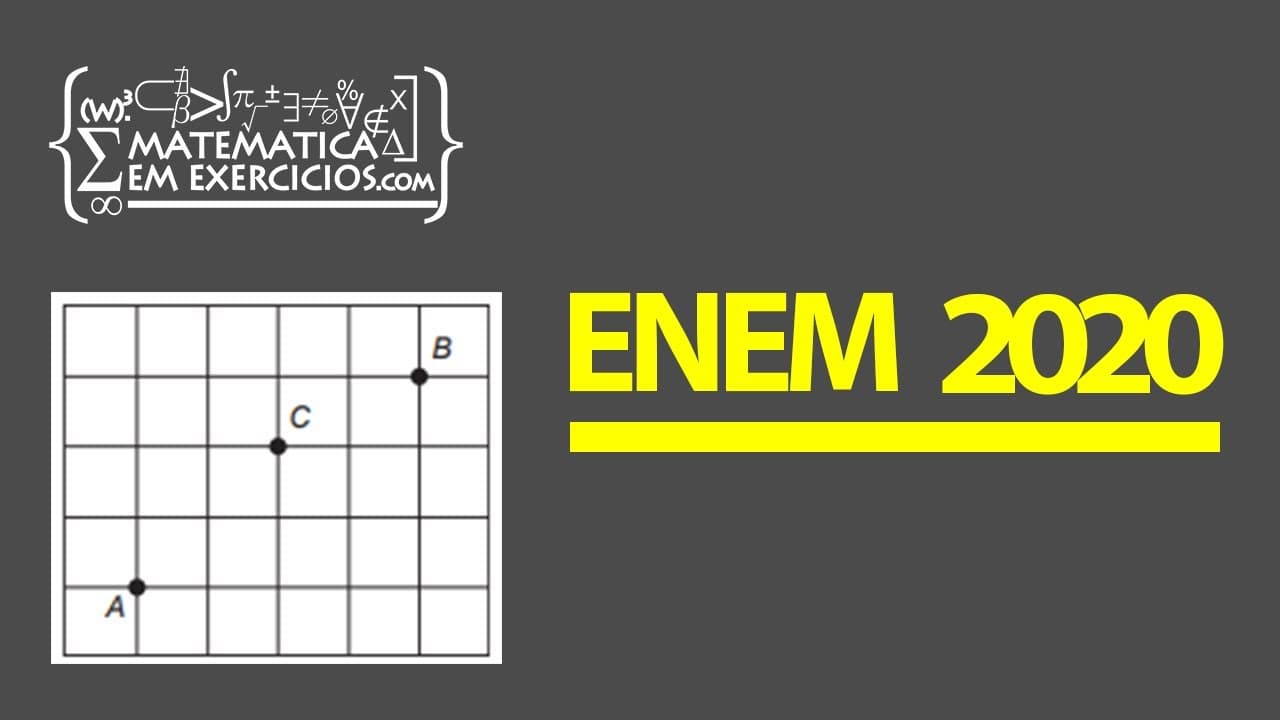 Thumbnail: ENEM 2020 - Matemática | Três amigos, André, Bernardo e Carlos, moram em um condomínio...