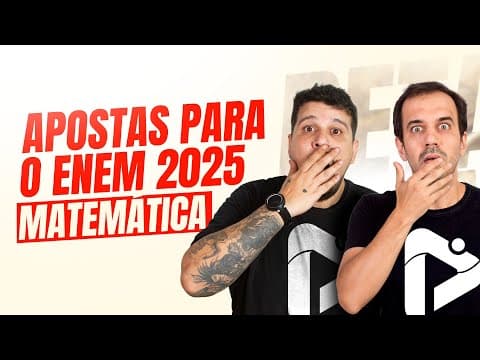 Thumbnail da aula: Assuntos de Matemática que devem cair no ENEM 2025 | Proenem