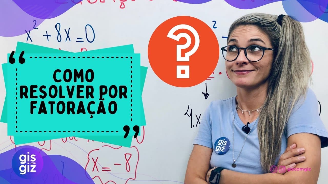 Thumbnail: EQUAÇÃO DO 2º GRAU INCOMPLETA SEM FÓRMULA | EQUAÇÃO SEM A FÓRMULA DE BHÁSKARA