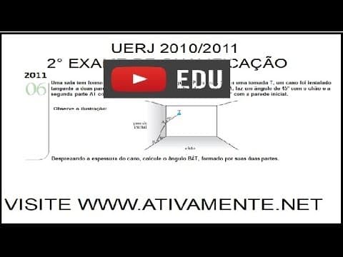 Thumbnail da aula: Questão 6 da UERJ 2010/2011 2° exame de qualificação