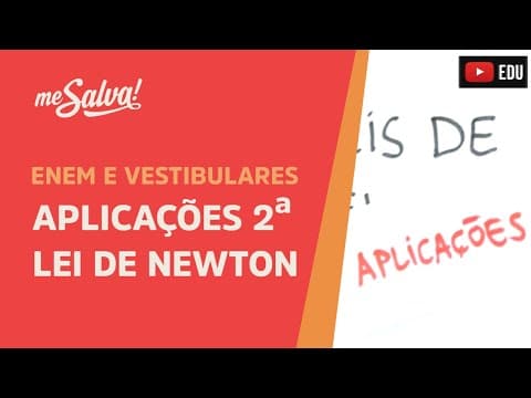 Thumbnail da aula: Segunda Lei de Newton - Exemplo 2 | ENEM e Vestibulares | Me Salva!