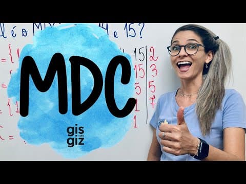 Thumbnail da aula: MDC | MÁXIMO DIVISOR COMUM