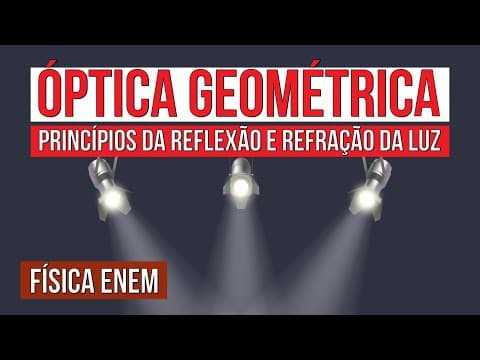 Thumbnail da aula: ÓPTICA GEOMÉTRICA: princípios da reflexão e refração da luz | Física para o Enem | Flaverson Batista