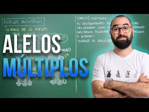 Thumbnail da aula: Alelos múltiplos - Aula 06 - Módulo 2: Genética