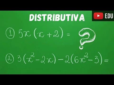 Thumbnail da aula: Simplificação de Expressões Algébricas pela Distributiva - Professora Angela