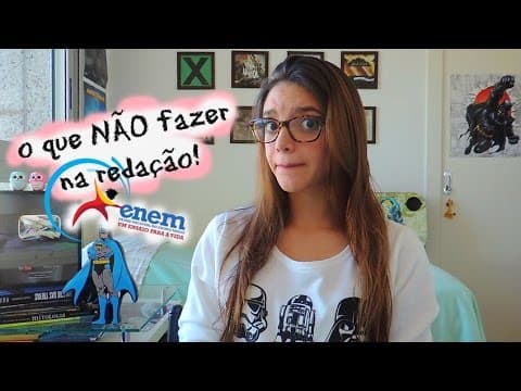 Thumbnail da aula: 10 coisas que você NÃO DEVE fazer na Redação do ENEM - Débora Aladim