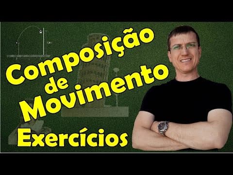 Thumbnail da aula: Composição de movimento - EXERCÍCIO RESOLVIDO- Aula 22 - Prof. Marcelo Boaro