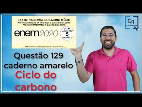 Thumbnail da aula: Resolução ENEM 2020 - Química - Questão 129 caderno amarelo