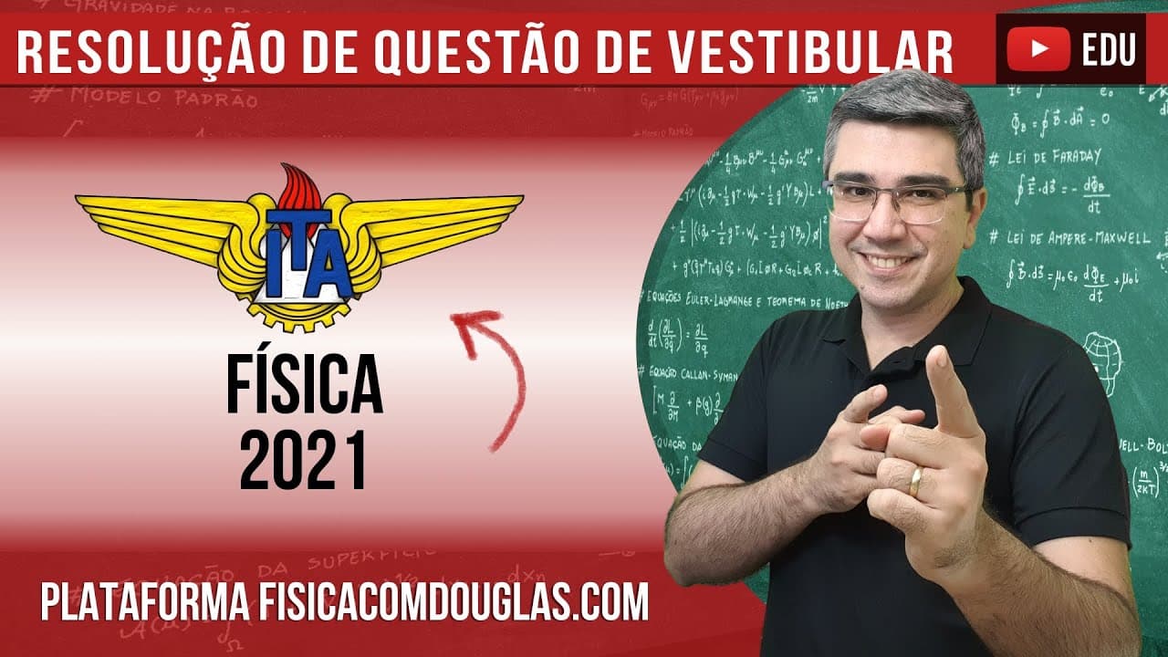 Thumbnail: Questão 4 | ITA 2021 | Gravitação Universal