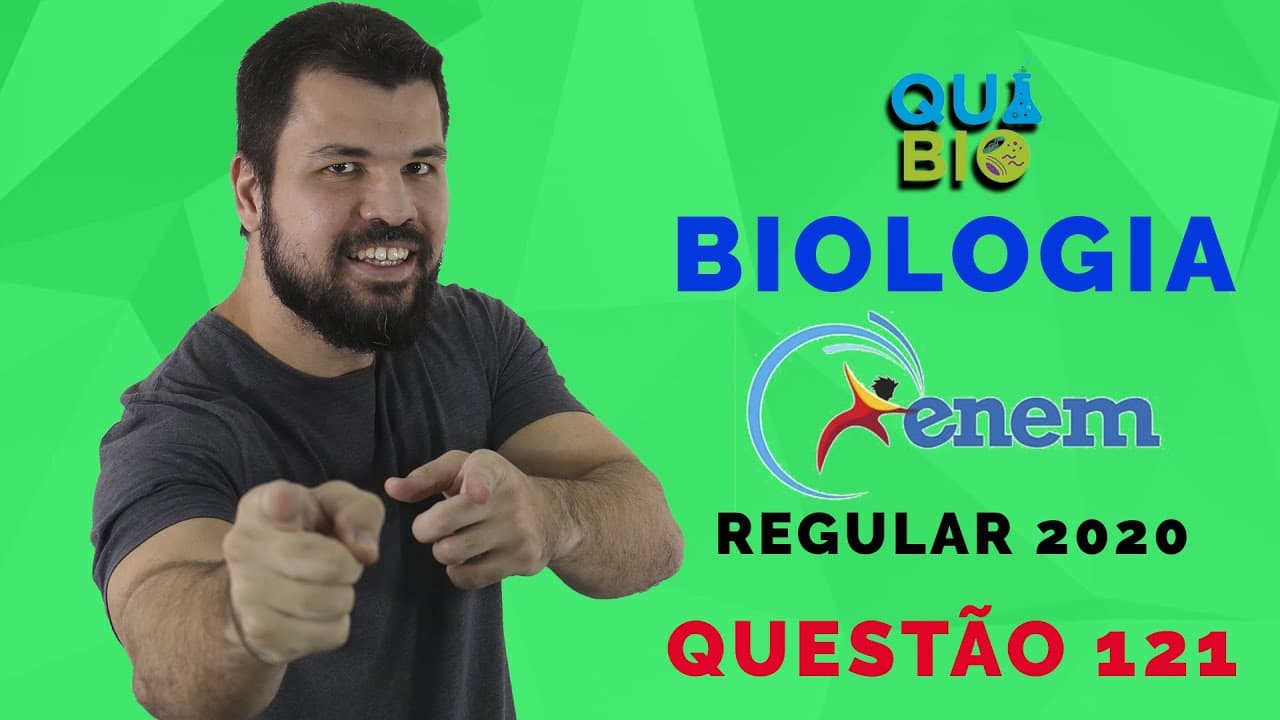 Thumbnail: ENEM 2020 - Aplicação Regular Uma população encontra-se em equilíbrio genético quanto ao sistema ABO