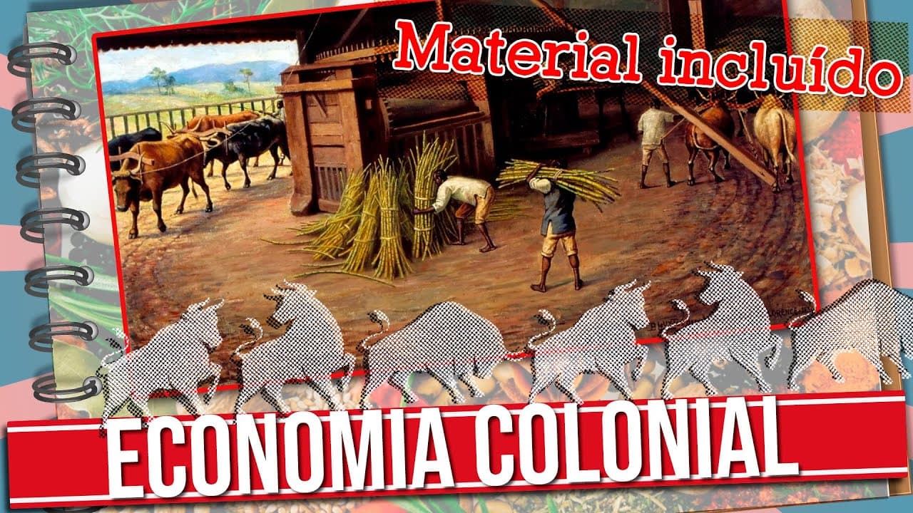 Thumbnail: ECONOMIA COLONIAL: CANA-DE-AÇÚCAR, PECUÁRIA E DROGAS DO SERTÃO