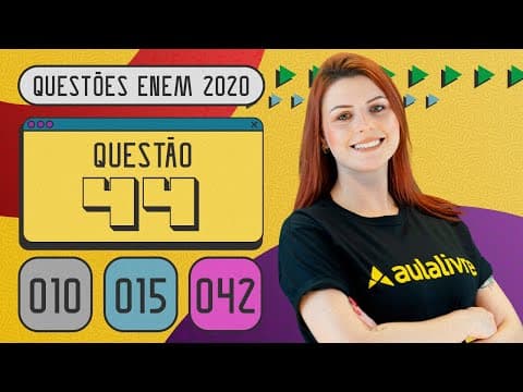 Thumbnail da aula: ENEM 2020 | Esporte e desigualdade de gênero | Questão 44 ( Amarelo)