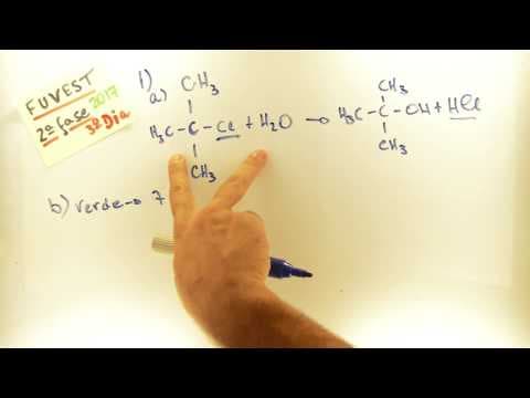 Thumbnail da aula: Reagindo TERC FUVEST 2017 - Química Q01 - Hidrólise Orgânica - 2ªfase3ºdia - Aulas A+ Resolve