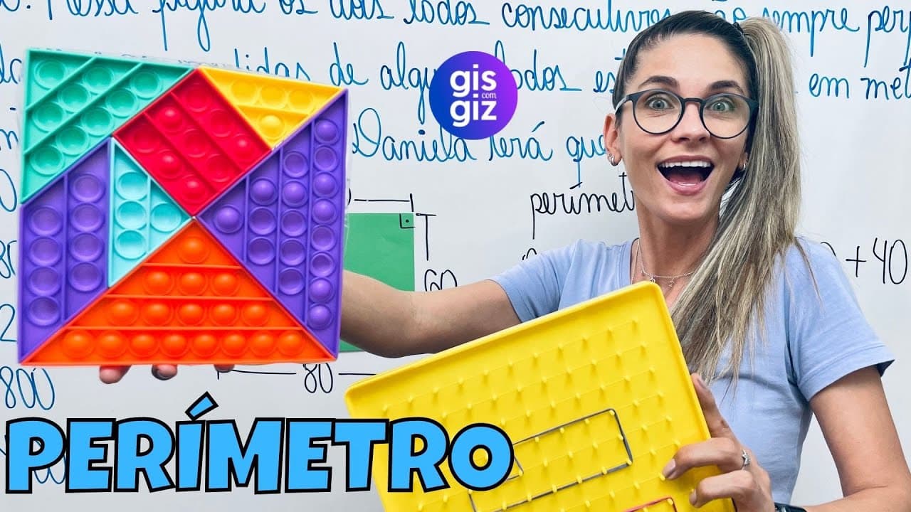 Thumbnail: PERÍMETRO - GEOMETRIA PLANA - MATEMÁTICA