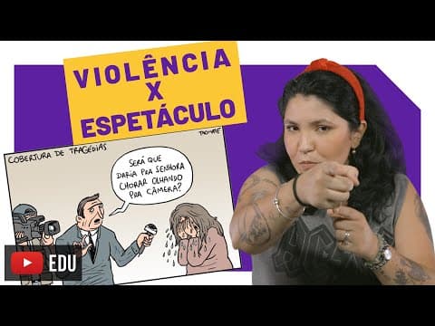 Thumbnail da aula: Redação Enem | A Violência como Espetáculo