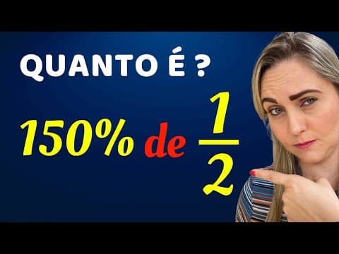 Thumbnail da aula: 🤯CONSEGUE RESOLVER ?? PORCENTAGEM DE UMA FRAÇÃO ! Matemática básica todo dia.📚🚀