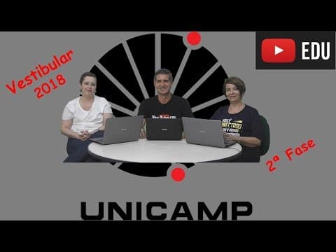 Thumbnail da aula: UNICAMP 2018 - 2ª FASE - Revisão e Dicas de Redação