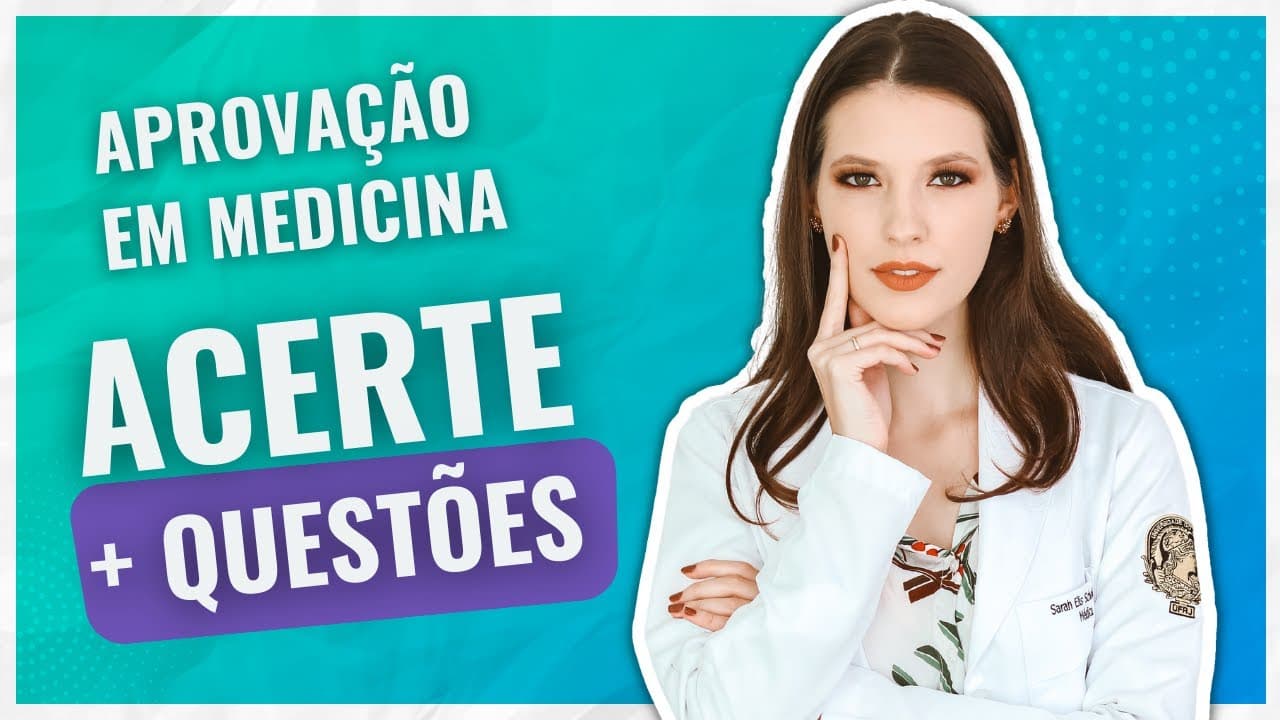 Thumbnail: Como NUNCA mais errar por FALTA DE ATENÇÃO no ENEM e passar em MEDICINA! Sarah Schollmeier