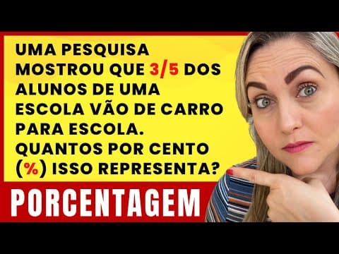 Thumbnail da aula: COMO ENCONTRAR A PORCENTAGEM ? APRENDA DE UMA VEZ COM ESSA DICA INCRÍVEL!!!