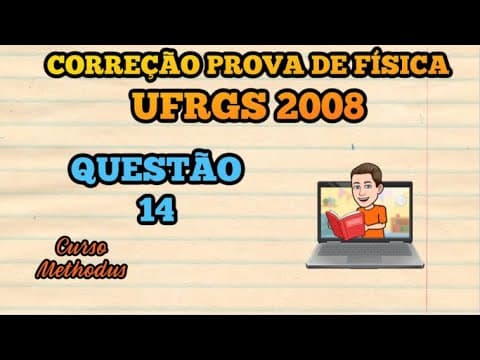 Thumbnail da aula: 14 de 2008 da prova de física da UFRGS - Um secador de cabelos é constituído basicamente por um