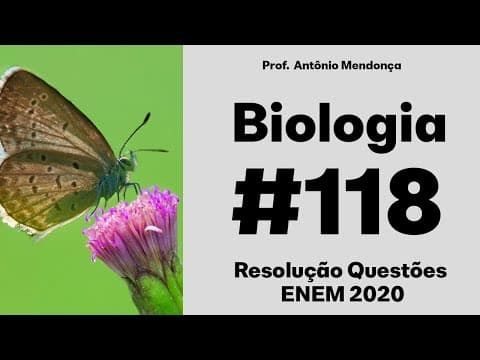 Thumbnail da aula: ENEM 2020 - Aranhas, escorpiões, carrapatos e ácaros são representantes da classe dos Aracnídeos.