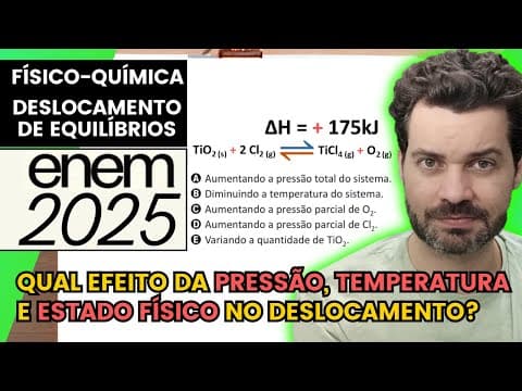 Thumbnail da aula: ✏️ENEM 2025 | Para a produção de titânio metálico ou dióxido de titânio puros, é necessário fazer a
