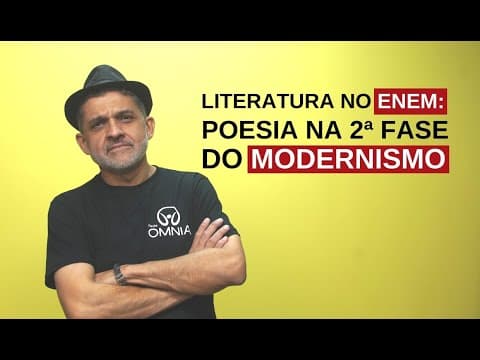 Thumbnail da aula: Literatura no Enem: Poesia na 2ª Fase do Modernismo - Brasil Escola
