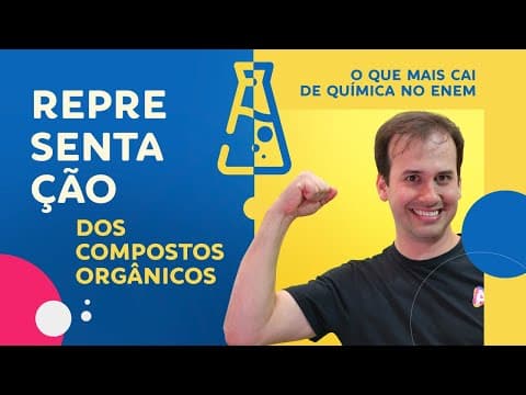 Thumbnail da aula: Fórmula LINHA (Bond Line), CONDENSADA, Fórmula ESTRUTURAL e Molecular: como REPRESENTAR os compostos