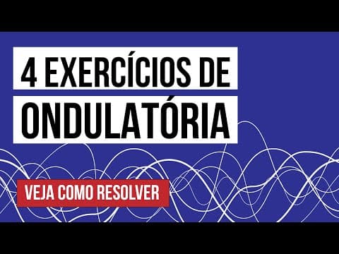 Thumbnail da aula: 4 EXERCÍCIOS DE ONDULATÓRIA: veja como resolver | Física para o Enem | Flaverson Messias Batista