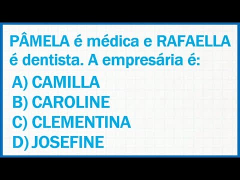 Thumbnail da aula: Essa é fácil mas a maioria não consegue | Raciocínio lógico‼️