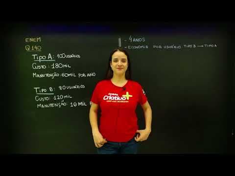 Thumbnail da aula: ENEM 2021 - 180 MATEMÁTICA - Os diretores de uma escola precisam construir um laboratório para uso