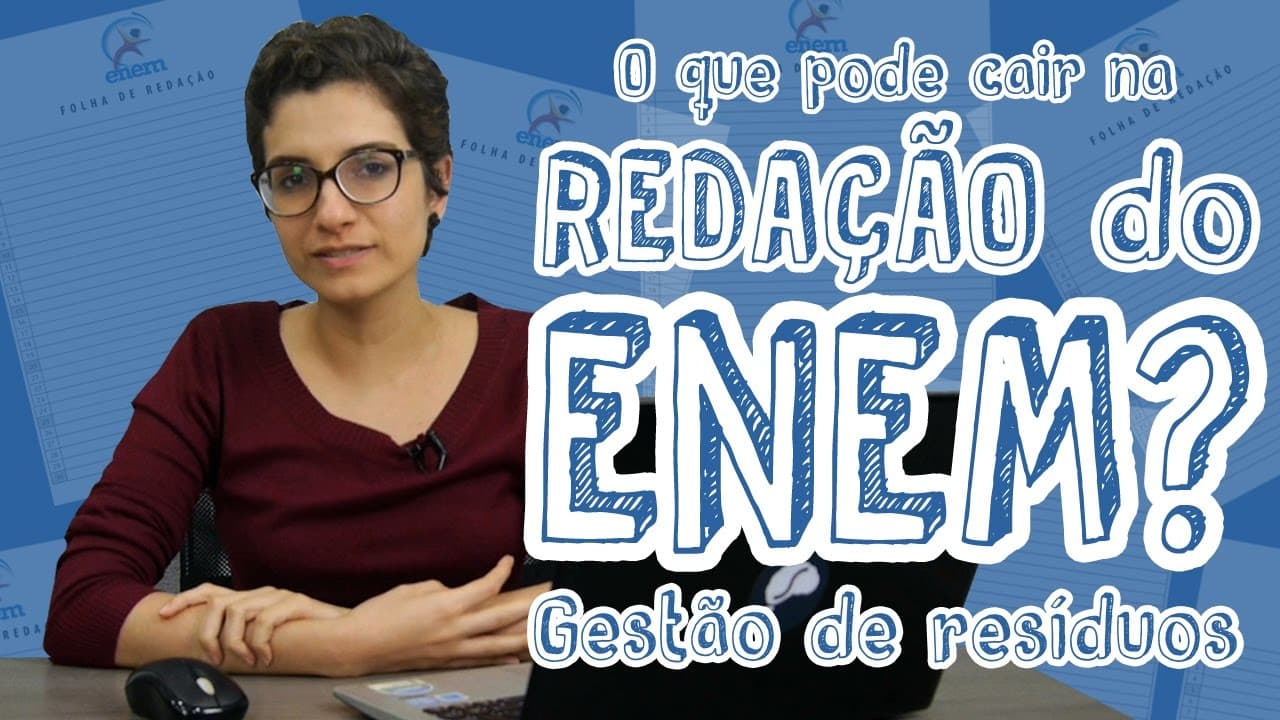 Thumbnail: Temas para redação do ENEM - Gestão de resíduos no Brasil