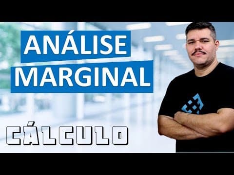 Thumbnail da aula: 📚 ANÁLISE MARGINAL (Aplicação de Derivada em Economia) - Cálculo 1 (#33)