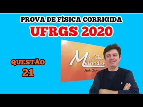 Thumbnail da aula: Questão 21 da prova de física da UFRGS 2020 - Uma onda sonora propagando-se em um meio fluido