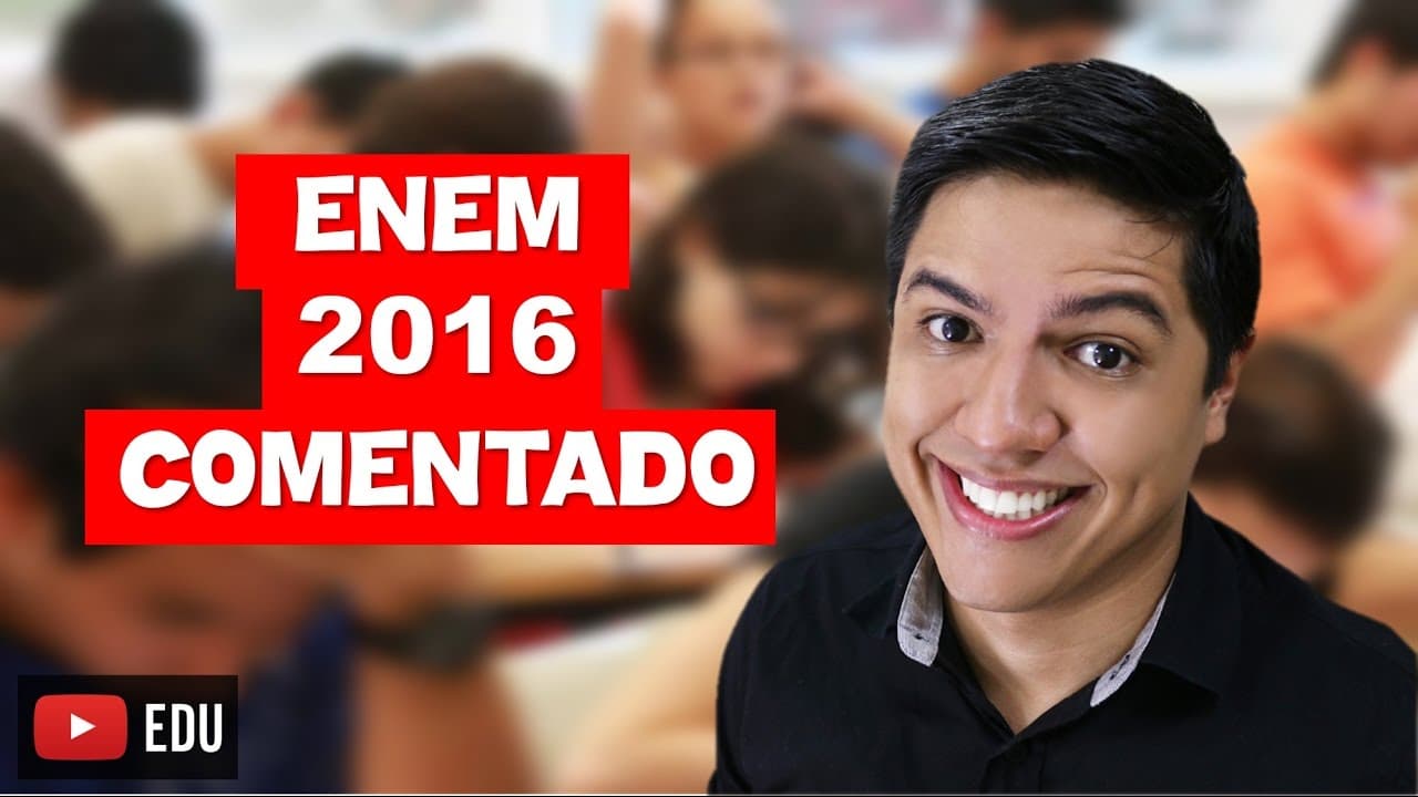 Thumbnail: ENEM 2016 - RESOLUÇÃO DETALHADA DA PROVA DE BIOLOGIA - Prof. Kennedy Ramos