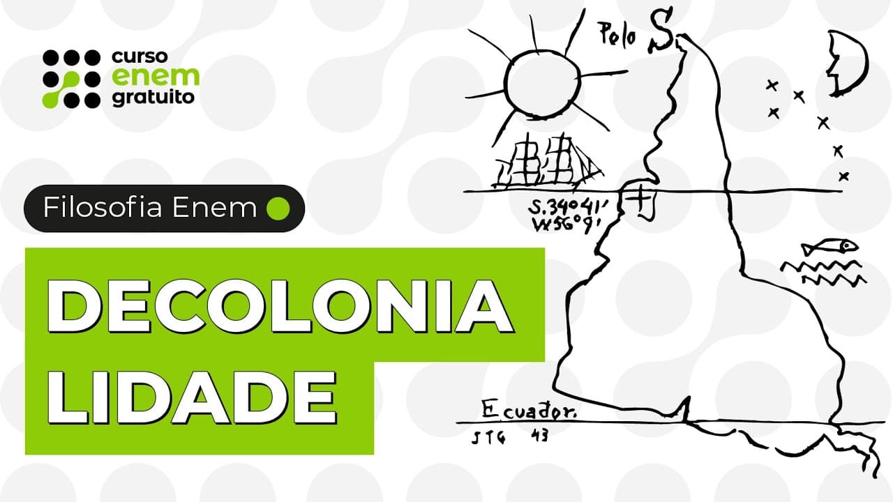 Thumbnail: DECOLONIALIDADE | Filosofia para o Enem | Ernani Júnior da Silva