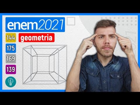 Thumbnail da aula: 🛑175 Enem 2021 - GEOMETRIA - Muitos brinquedos que frequentemente são encontrados em praças e parque