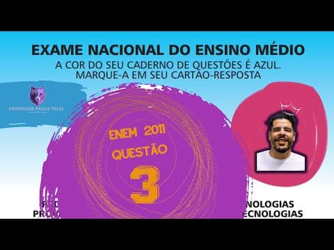 Thumbnail da aula: Resolução Enem 2011 - Humanas Questão 03