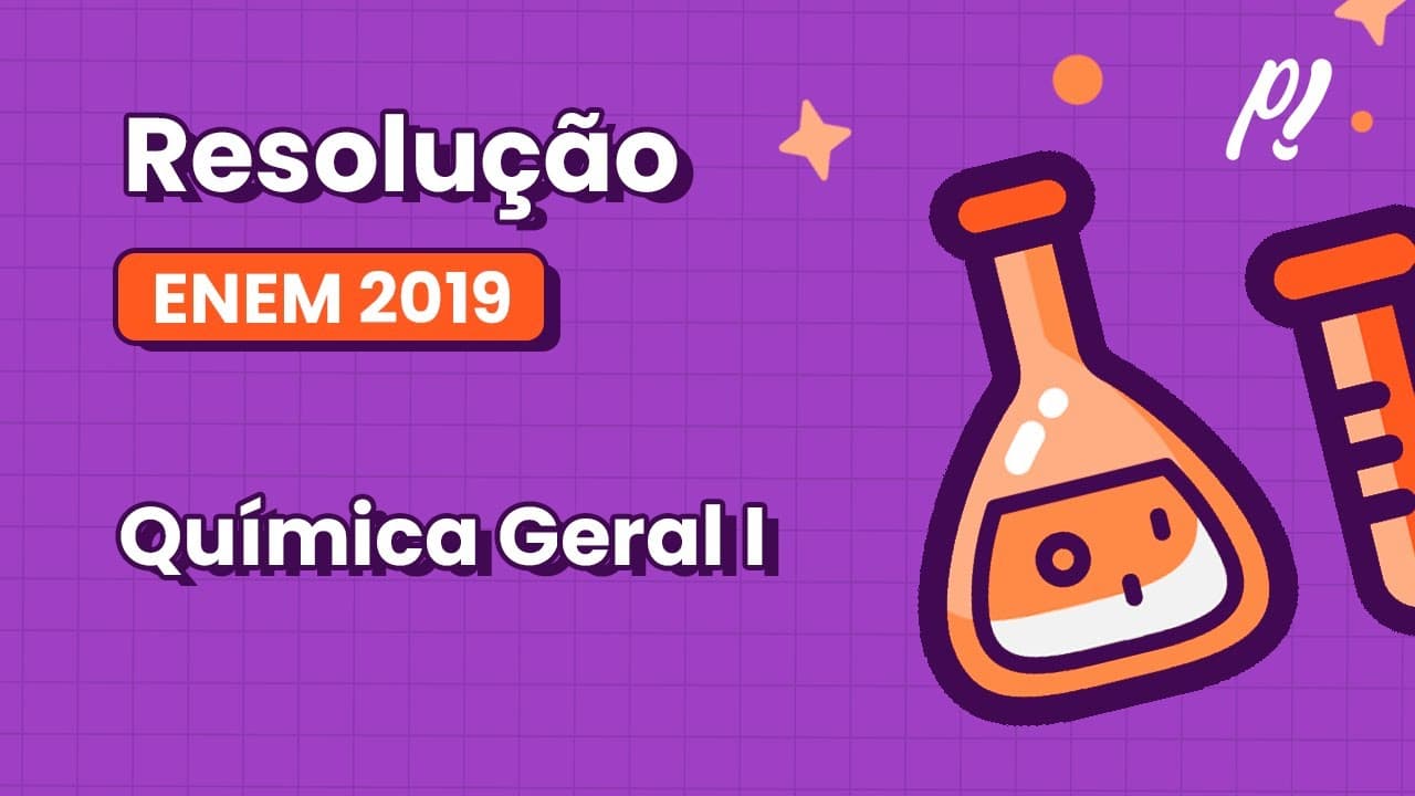 Thumbnail: ENEM 2019 - Química Geral I | Um experimento simples, que pode ser realizado com materiais...