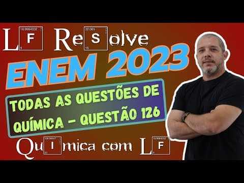 Thumbnail da aula: Resolução ENEM 23 Química Para que uma molécula dê origem a um medicamento de administração oral