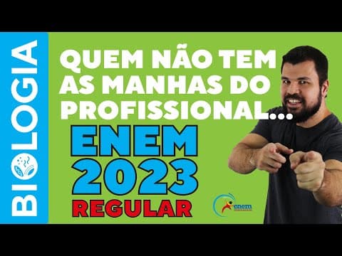 Thumbnail da aula: ENEM 2023 - Questão 92 - Na fertilização in vitro espermatozoides são adicionados aos gametas femini