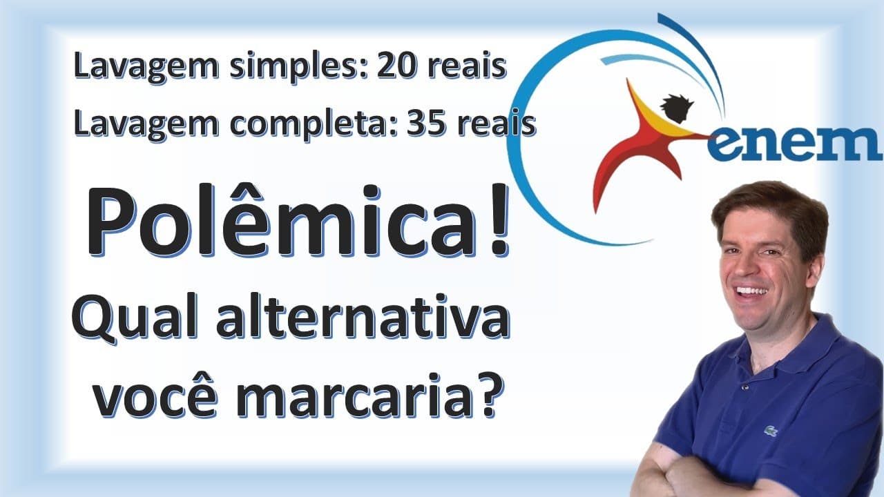 Thumbnail: Um lava rápido oferece dois tipos de lavagem de veículos lavagen simples ao preço de R$ 20,00, e