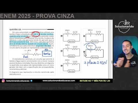 Thumbnail da aula: ENEM 2025 - Em uma comunidade rural, os moradores utilizam uma bomba-d’água