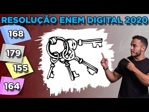 Thumbnail da aula: 🟢 Questão 168 - Caderno Azul | Sistemas de Equações | MATEMÁTICA ENEM DIGITAL 2020