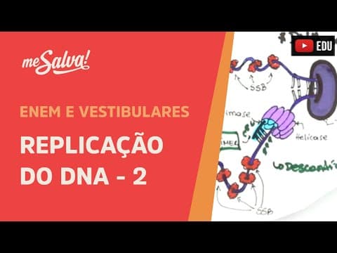 Thumbnail da aula: Me Salva! GEN03 - Genética - Replicação do DNA - Parte 2