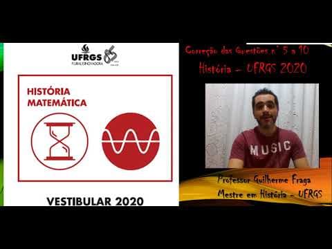 Thumbnail da aula: Correção do Vestibular UFRGS 2020 - Questões 5 a 10 da Prova de História